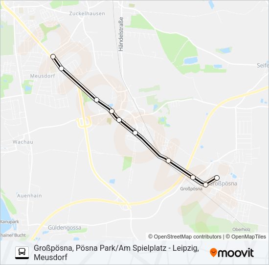 Автобус PP1: карта маршрута
