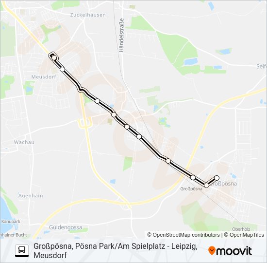 Автобус PP1: карта маршрута