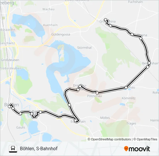 PP4 Bus Line Map