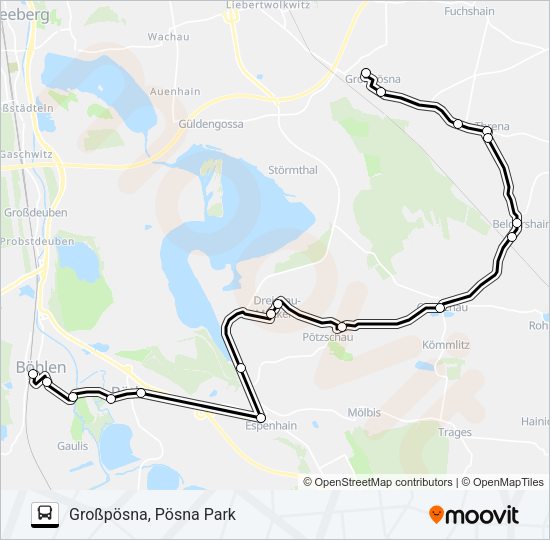 Автобус PP4: карта маршрута