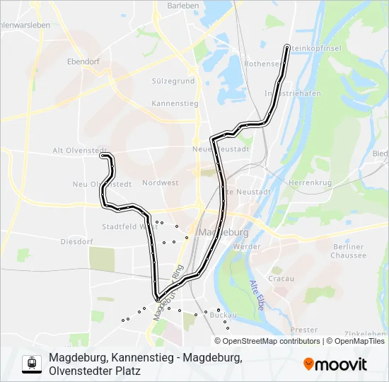 1 Light Rail Line Map