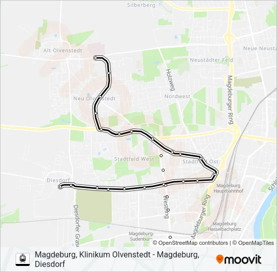 3 Light Rail Line Map
