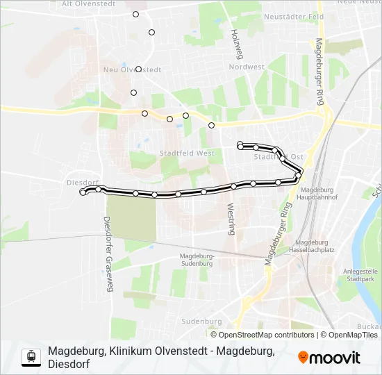 3 Light Rail Line Map
