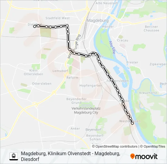 3 Light Rail Line Map