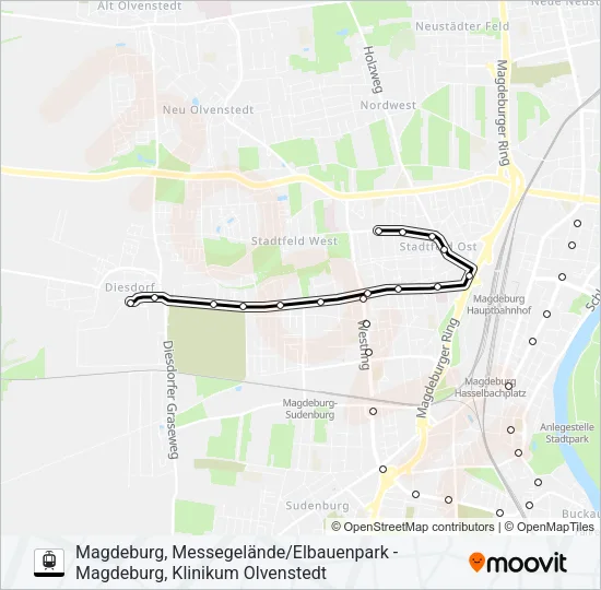 5 Light Rail Line Map