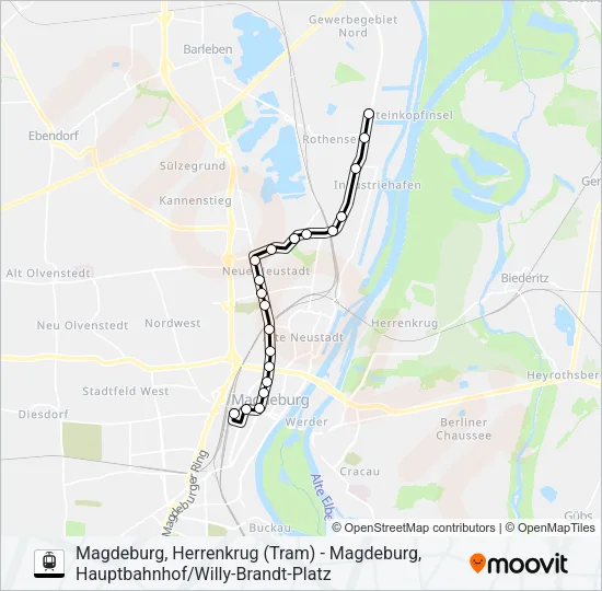 6 Light Rail Line Map