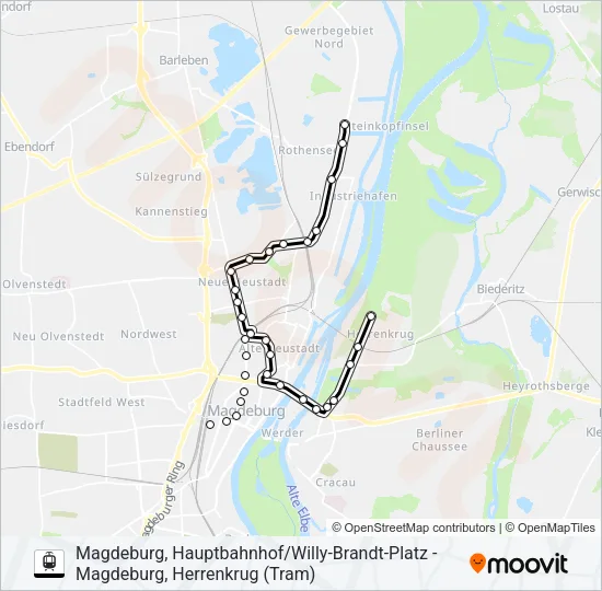 6 Light Rail Line Map