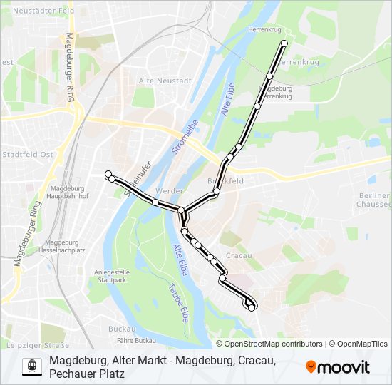 N1 Light Rail Line Map