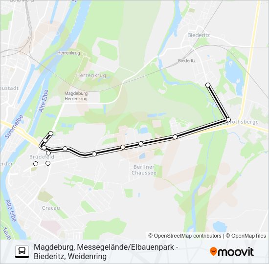 Автобус 51: карта маршрута