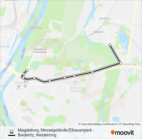 51 Bus Line Map