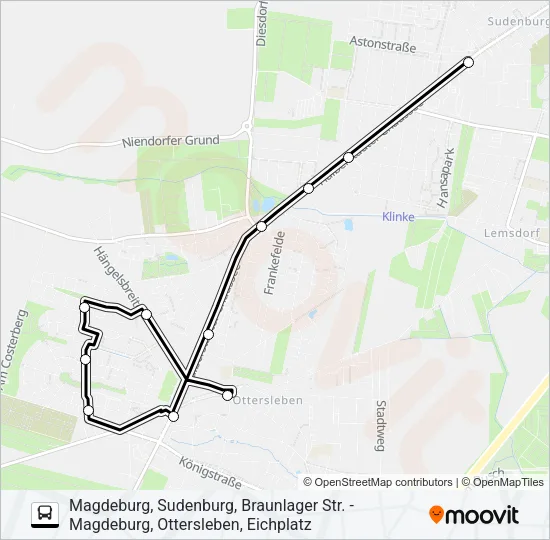 53 Bus Line Map