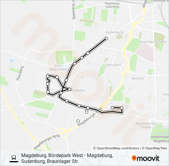 Автобус 54: карта маршрута