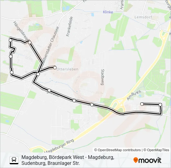 Автобус 54: карта маршрута