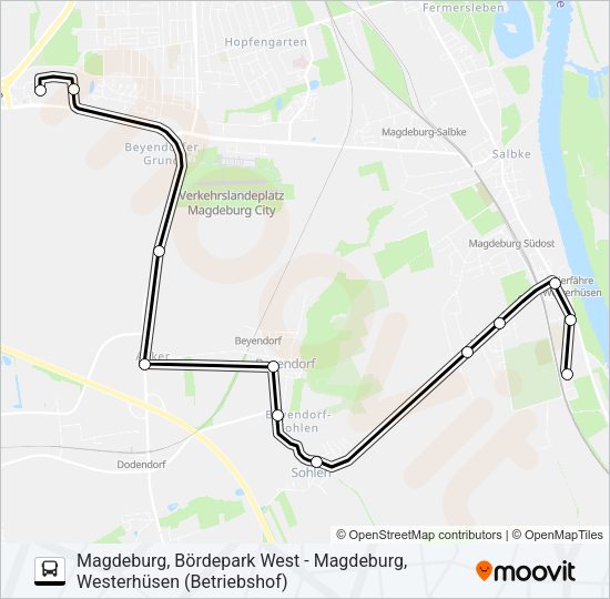Автобус 66: карта маршрута