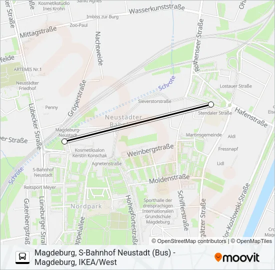 69 Bus Line Map