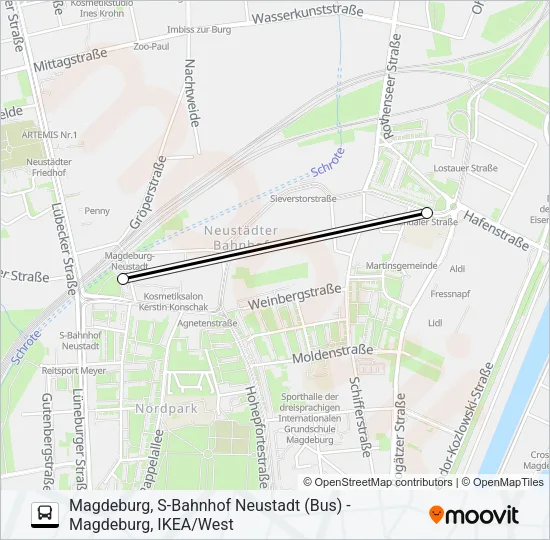 69 Bus Line Map
