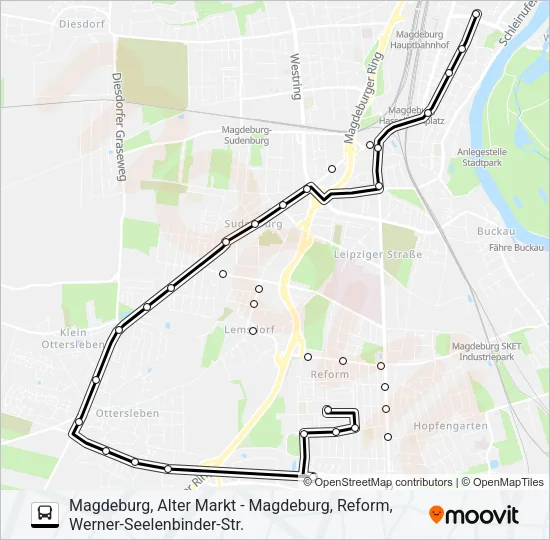 N3 Bus Line Map