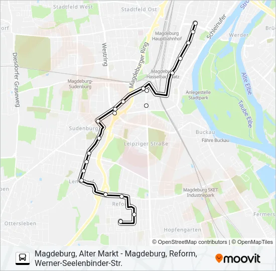 N3 Bus Line Map