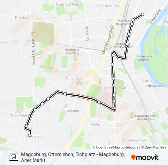 Автобус N4: карта маршрута