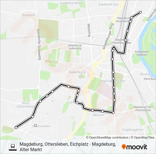 Автобус N4: карта маршрута