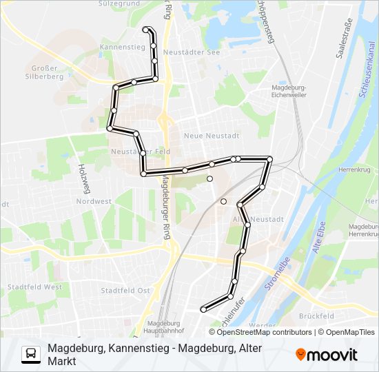 Автобус N7: карта маршрута