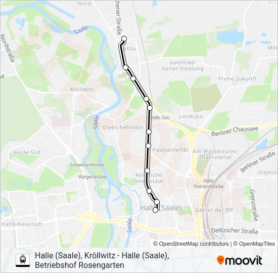 E Light Rail Line Map