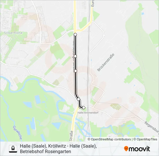 E Light Rail Line Map