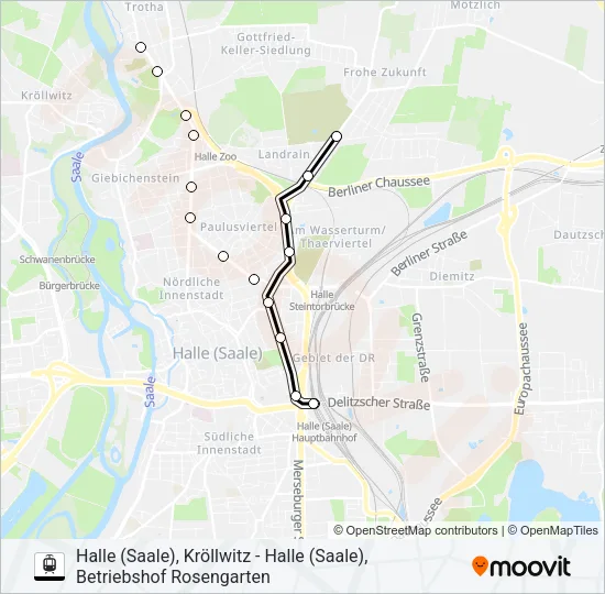 E Light Rail Line Map