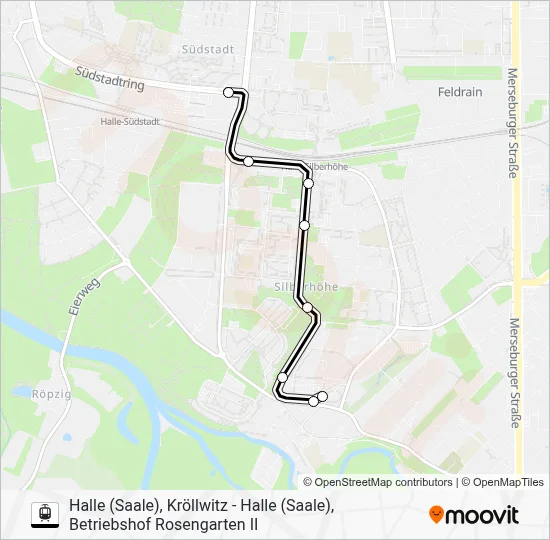 E Light Rail Line Map