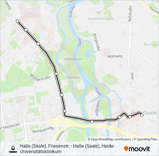 5E Light Rail Line Map