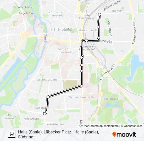 23 Bus Line Map