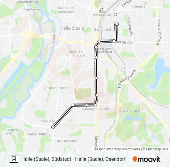 24 Bus Line Map