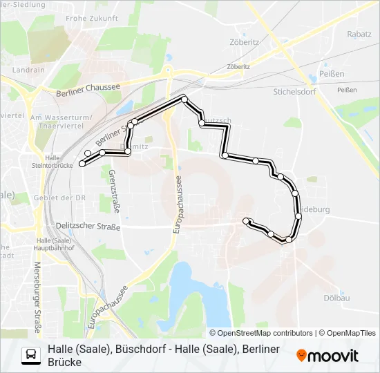 27 Bus Line Map
