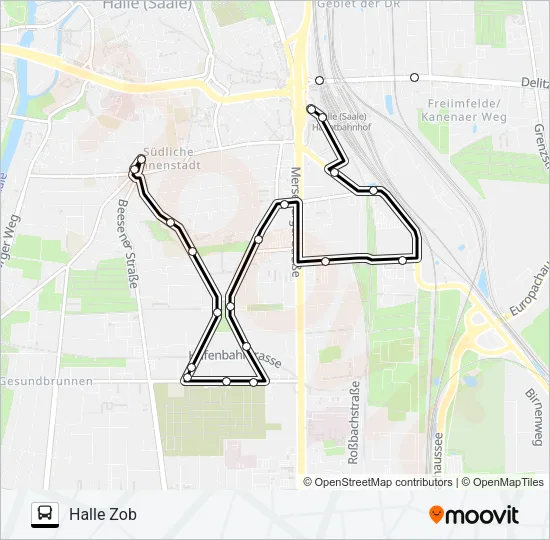 30 Bus Line Map