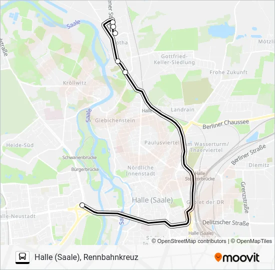 Автобус 35: карта маршрута