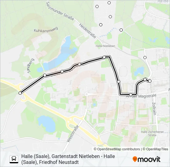 42 Bus Line Map