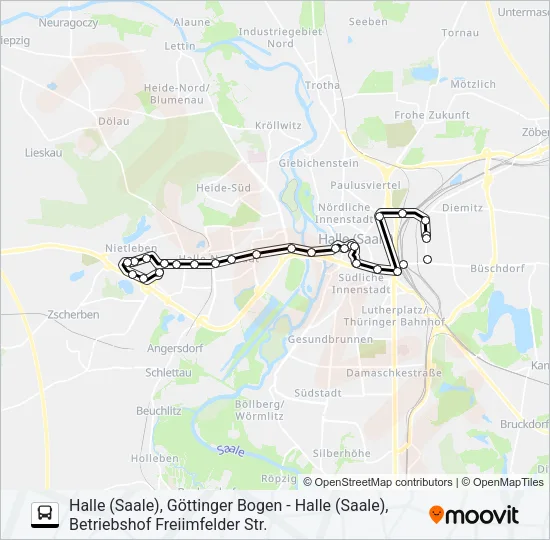 91 Bus Line Map