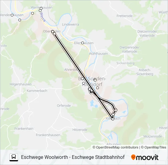 220 Bus Line Map