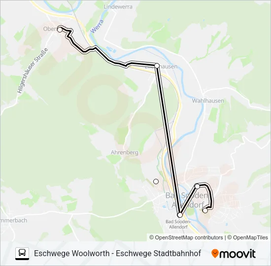 220 Bus Line Map