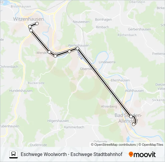 220 Bus Line Map
