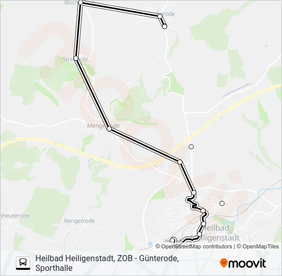 2 Bus Line Map