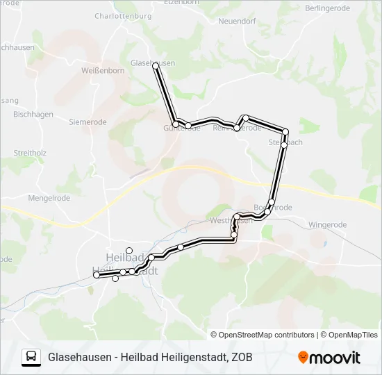 3 Bus Line Map