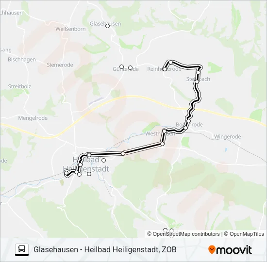 3 Bus Line Map