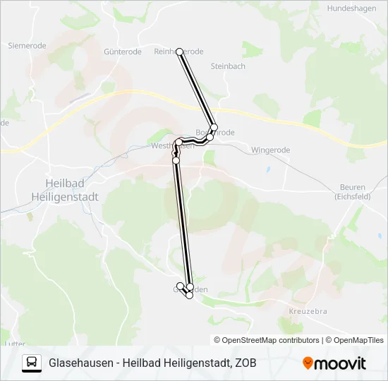 3 Bus Line Map