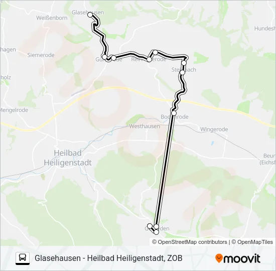 3 Bus Line Map