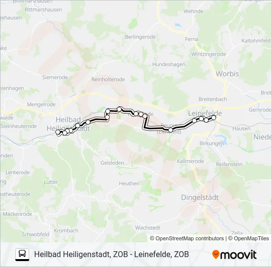 4 Bus Line Map