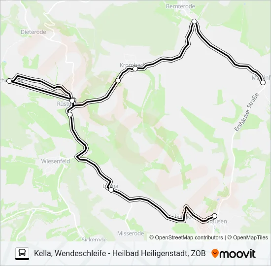 9 Bus Line Map