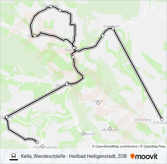 9 Bus Line Map