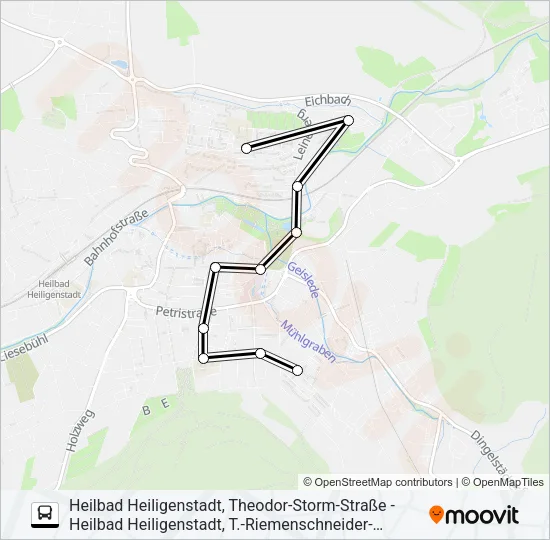 A Bus Line Map