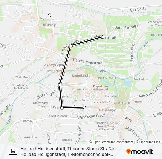 A Bus Line Map